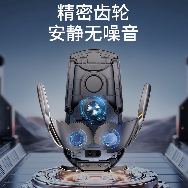Automatic Clamp Phone Holder, Smart Sensor Car & Motorcycle Mount, Quiet Gear Cell Phone Bracket for Okada Riders