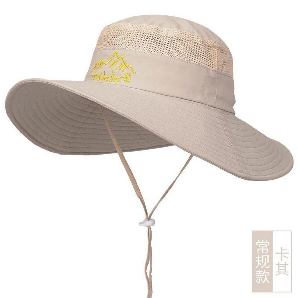 Full Face Neck Flap UV Protection Bucket Hat