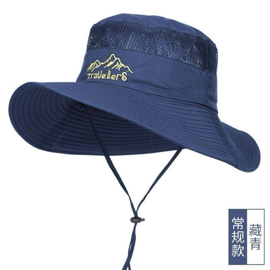 Full Face Neck Flap UV Protection Bucket Hat
