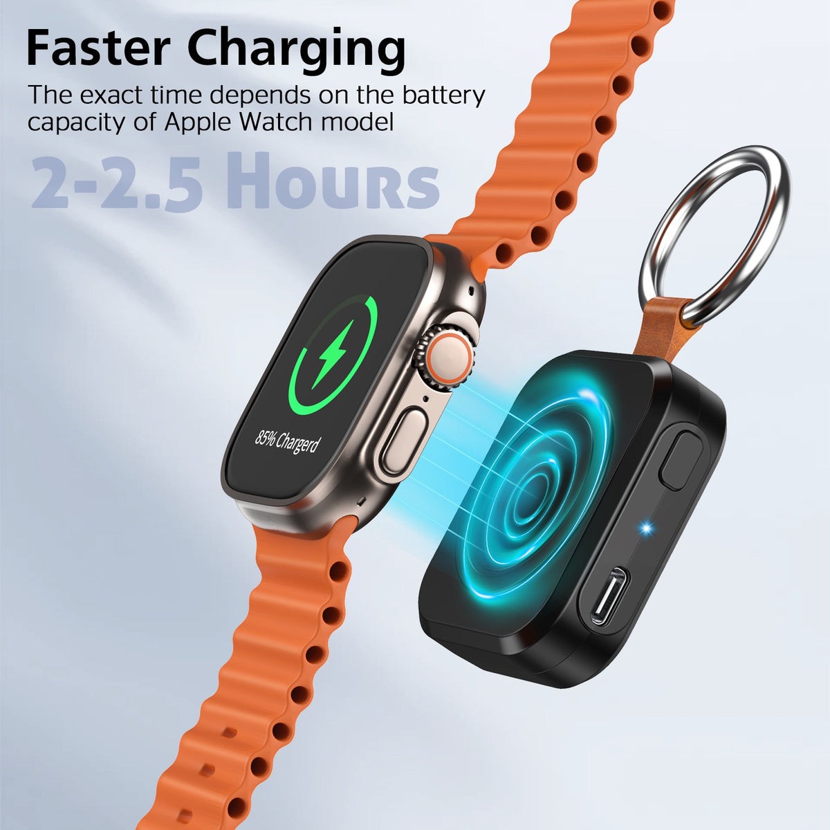 Magnetic Wireless Power Bank, Portable Fast Charging External Battery