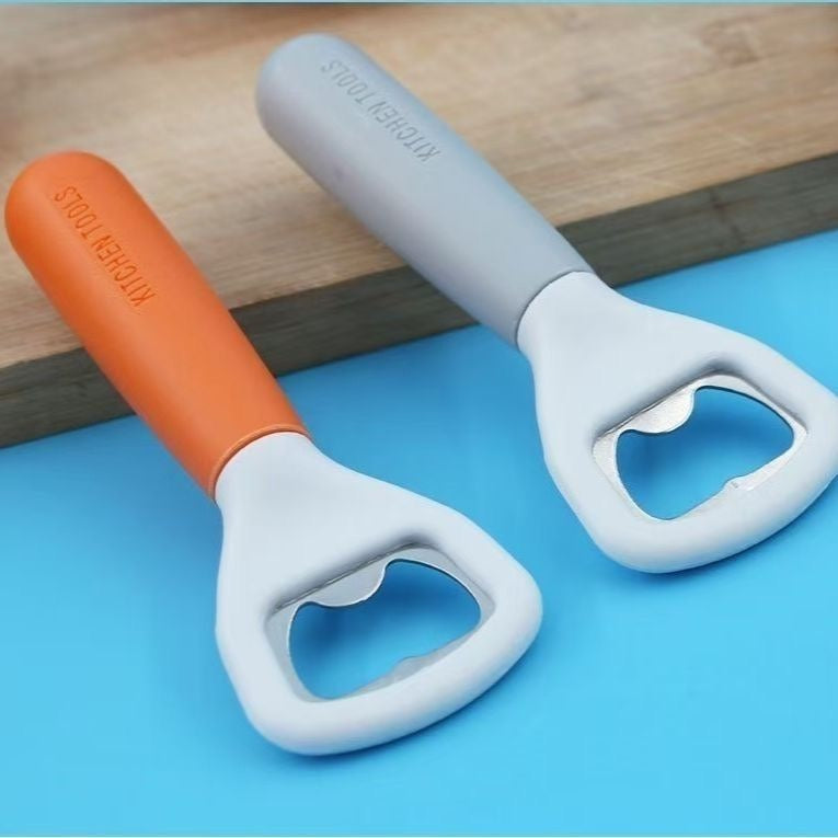 Handheld Beer Bottle Opener, Non‑Slip Handle Bottle Cap Remover for Kitchen Bar