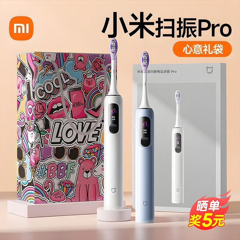 Mijia Sonic Electric Toothbrush Pro, Smart Screen Rechargeable Sonic Toothbrush for Adults