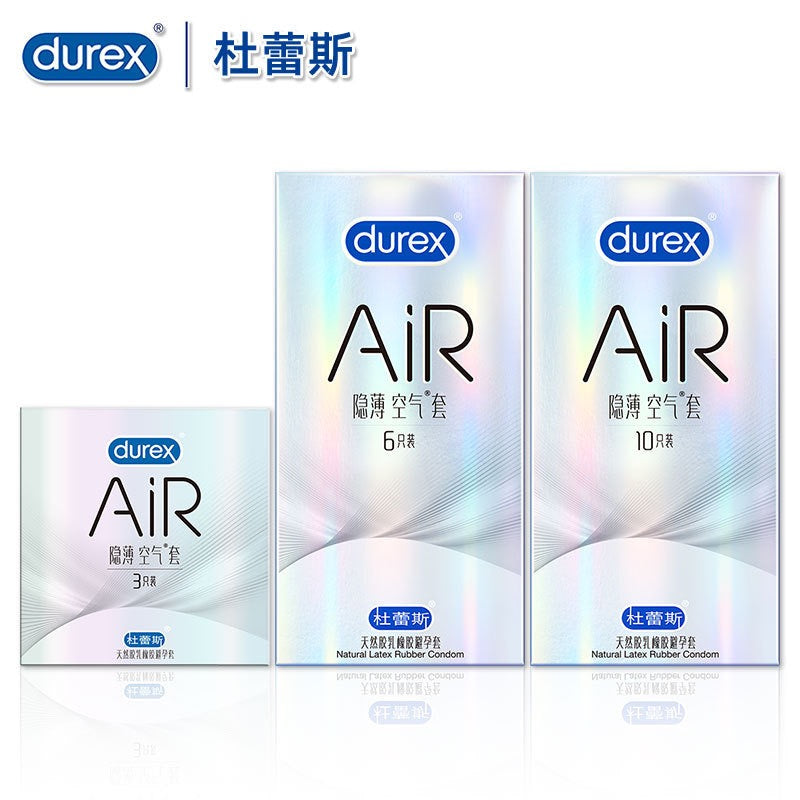 Durex AiR Ultra‑Thin Condoms, Natural Latex Condoms 10‑Pack