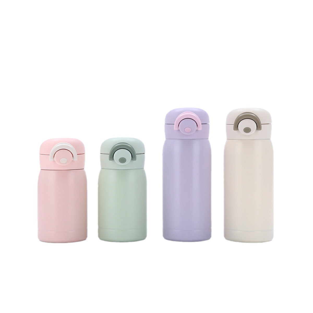 Portable One‑Click Open Stainless Steel Thermos Bottle, Leak‑Proof Insulated Water Bottle for Daily Outdoor Use