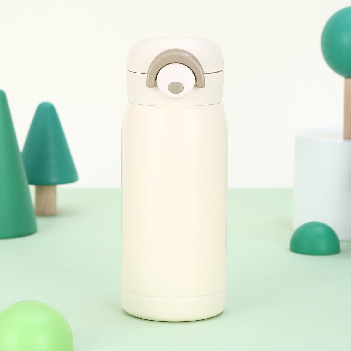 Portable One‑Click Open Stainless Steel Thermos Bottle, Leak‑Proof Insulated Water Bottle for Daily Outdoor Use