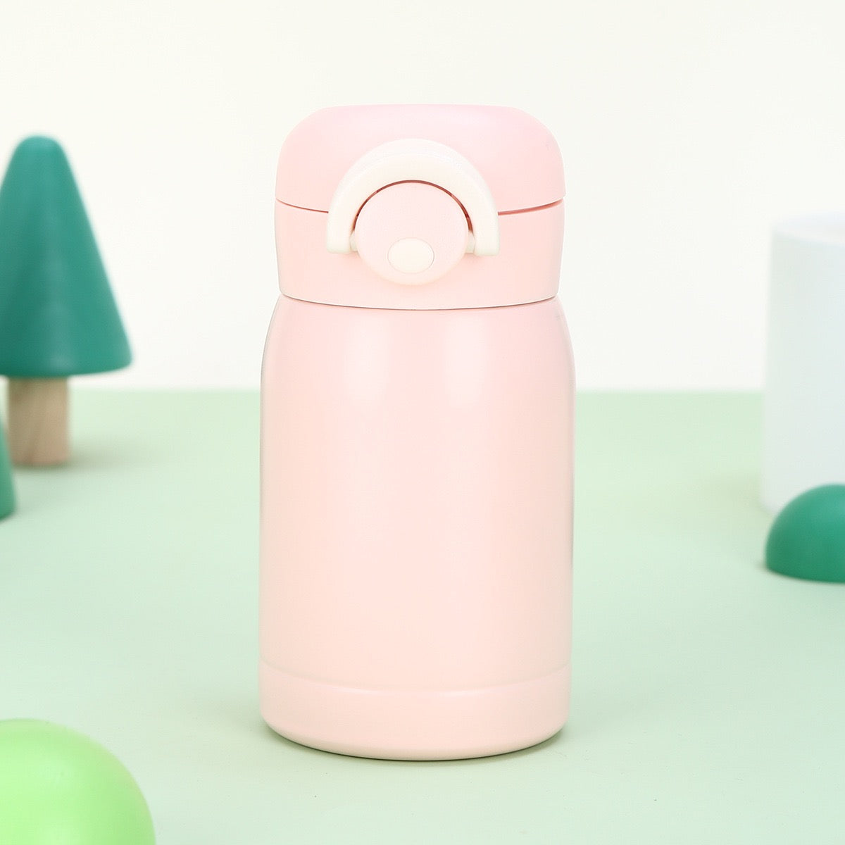 Portable One‑Click Open Stainless Steel Thermos Bottle, Leak‑Proof Insulated Water Bottle for Daily Outdoor Use