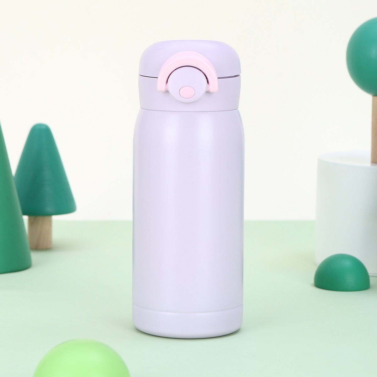 Portable One‑Click Open Stainless Steel Thermos Bottle, Leak‑Proof Insulated Water Bottle for Daily Outdoor Use