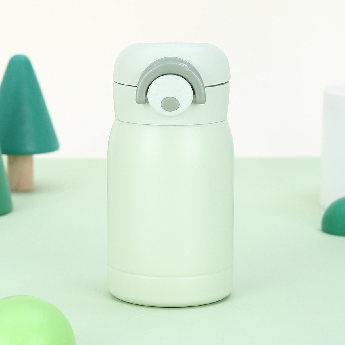 Portable One‑Click Open Stainless Steel Thermos Bottle, Leak‑Proof Insulated Water Bottle for Daily Outdoor Use