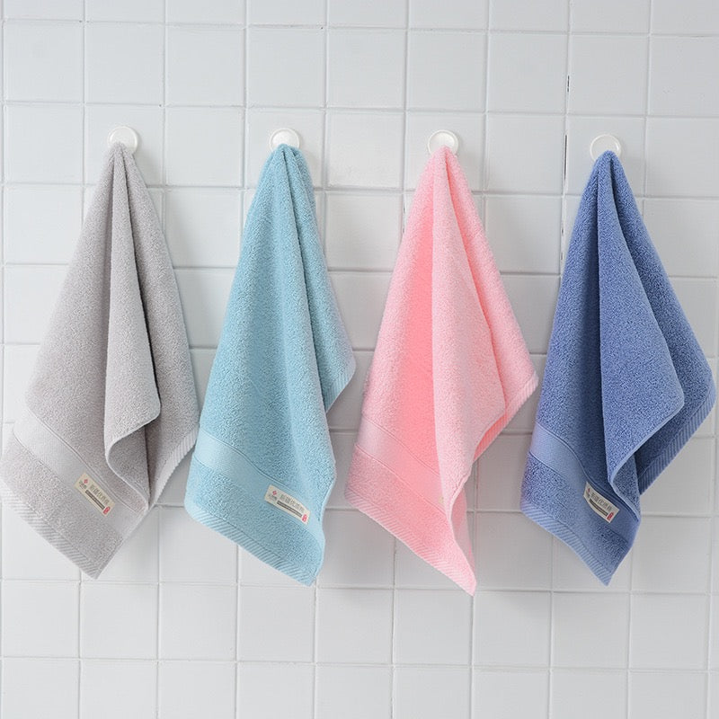 Soft Pure Cotton Face Towel, Highly Absorbent Daily Hand Towel, Individually Wrapped
