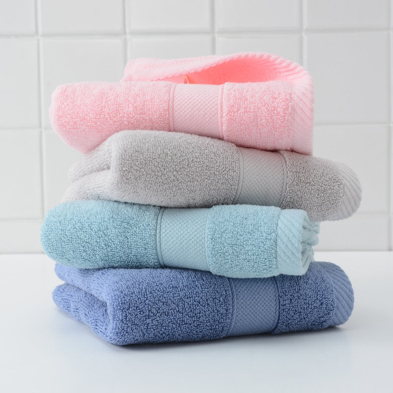 Soft Pure Cotton Face Towel, Highly Absorbent Daily Hand Towel, Individually Wrapped