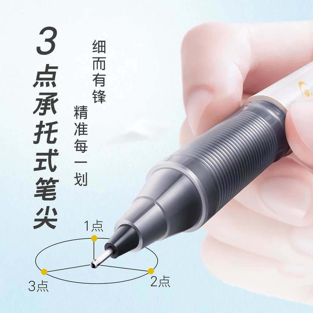 0.5mm Smooth Gel Ink Pens, Large‑Capacity Roller Ball Pens for School & Office