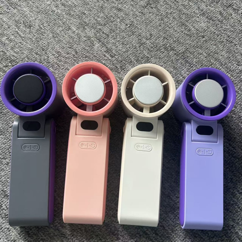 Portable Handheld Cooling Fan with Ice‑Compress Function, Digital Display Rechargeable Mini Fan