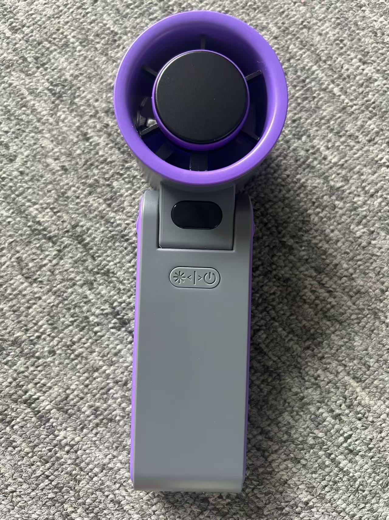 Portable Handheld Cooling Fan with Ice‑Compress Function, Digital Display Rechargeable Mini Fan