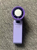 Portable Handheld Cooling Fan with Ice‑Compress Function, Digital Display Rechargeable Mini Fan