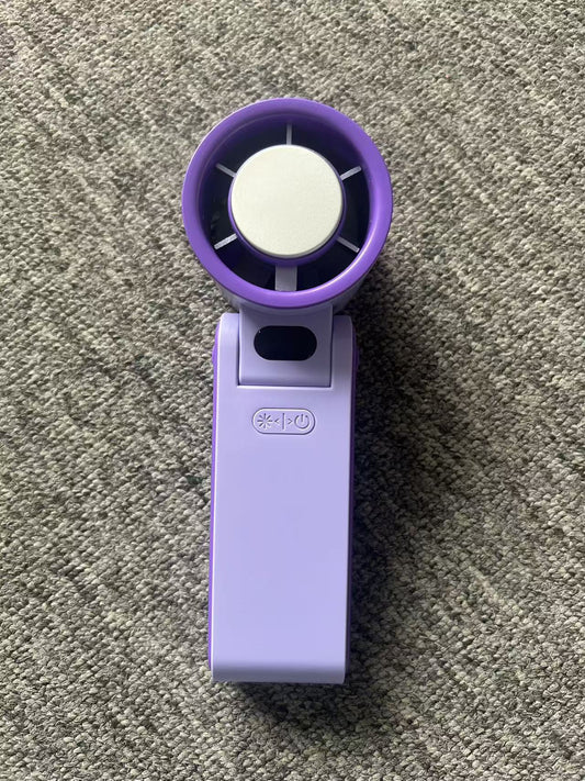Portable Handheld Cooling Fan with Ice‑Compress Function, Digital Display Rechargeable Mini Fan