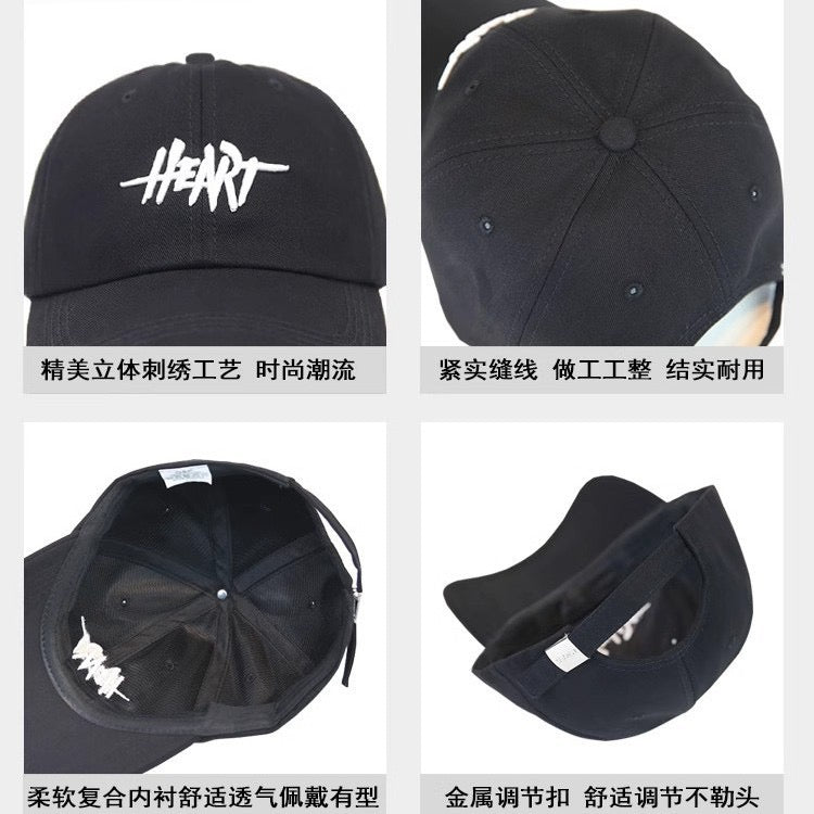 Unisex Embroidered Baseball Cap, Adjustable Casual Sun Hat for Men & Women