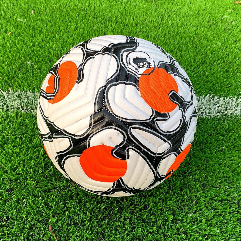 Size 5 Standard Soccer Ball, Durable PU Football for Outdoor Training & Match