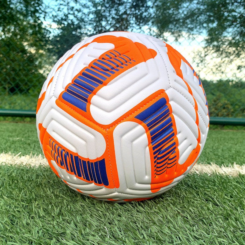 Size 5 Standard Soccer Ball, Durable PU Football for Outdoor Training & Match