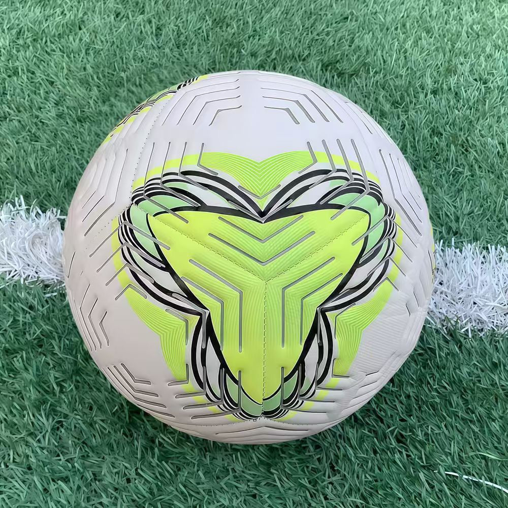 Size 5 Standard Soccer Ball, Durable PU Football for Outdoor Training & Match