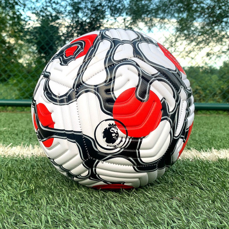 Size 5 Standard Soccer Ball, Durable PU Football for Outdoor Training & Match