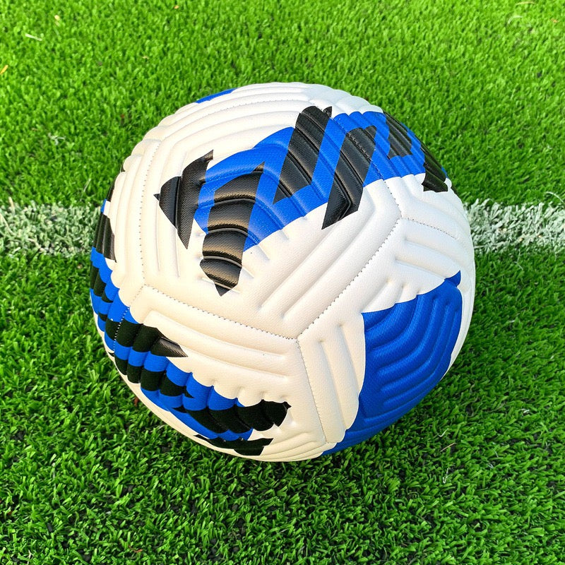 Size 5 Standard Soccer Ball, Durable PU Football for Outdoor Training & Match