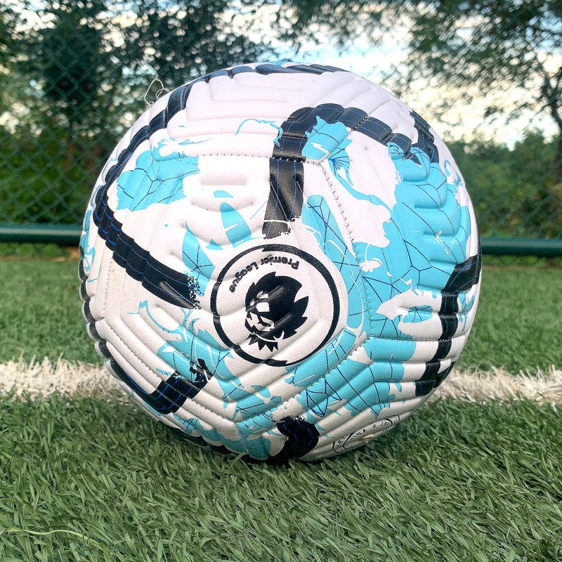 Size 5 Standard Soccer Ball, Durable PU Football for Outdoor Training & Match