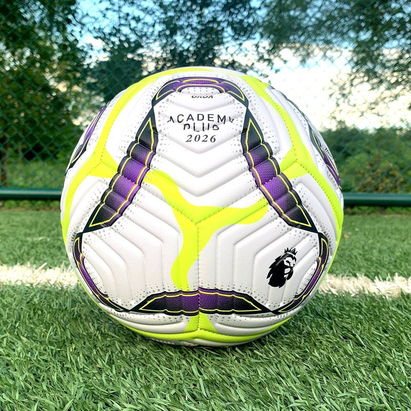 Size 5 Standard Soccer Ball, Durable PU Football for Outdoor Training & Match