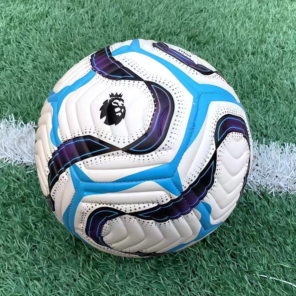 Size 5 Standard Soccer Ball, Durable PU Football for Outdoor Training & Match