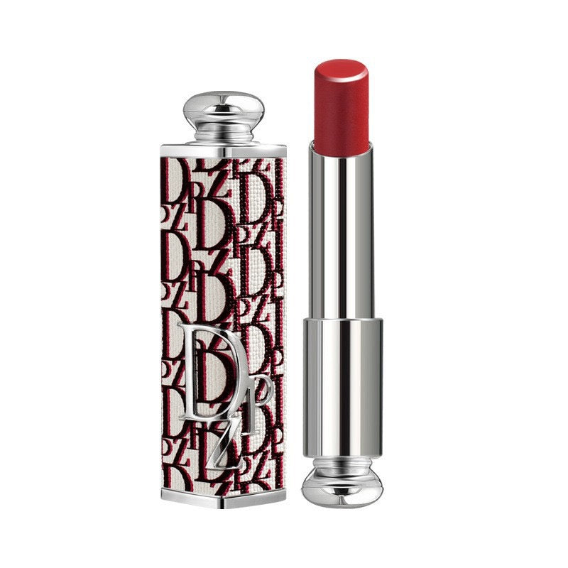 DZ Pattern Tube Moist Lipstick, Creamy Nude Lip Stick for Daily Makeup