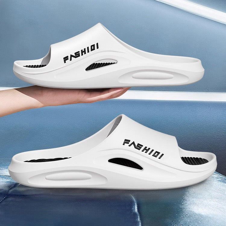 Men’s Fashion EVA Slide Slippers, Soft Thick‑Sole Non‑Slip Open‑Toe House Slippers