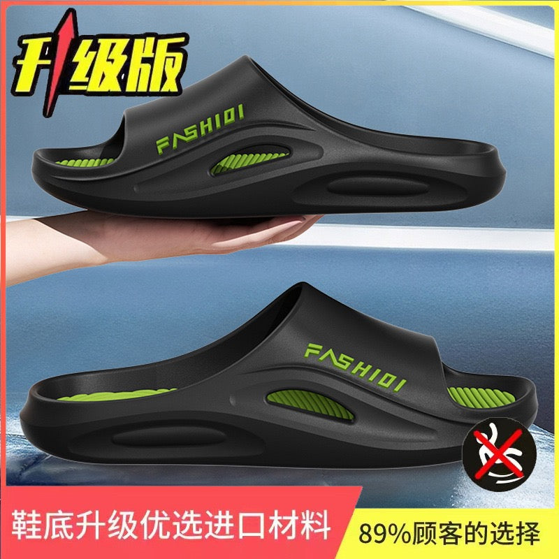 Men’s Fashion EVA Slide Slippers, Soft Thick‑Sole Non‑Slip Open‑Toe House Slippers