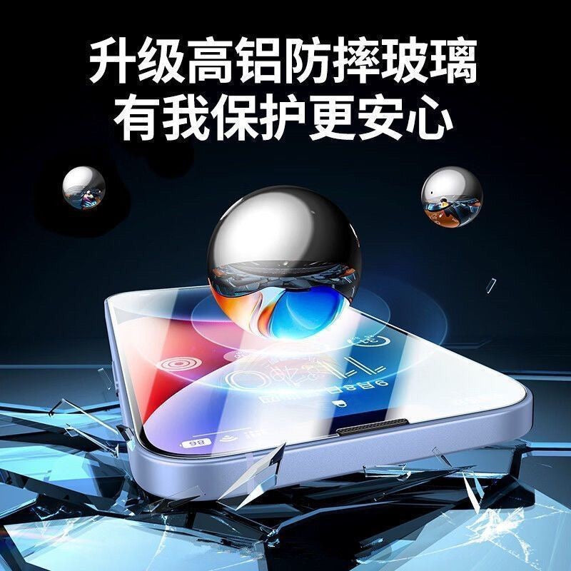 HD Tempered Glass Screen Protector For iPhone 12, Anti‑Scratch Shockproof Screen Film