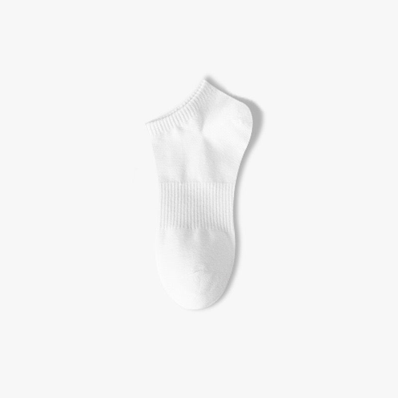 Men Cotton Crew Socks, 7A Antibacterial Odor‑Resistant Breathable Mid‑Tube Socks