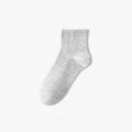 Men Cotton Crew Socks, 7A Antibacterial Odor‑Resistant Breathable Mid‑Tube Socks