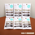 Women Matte Hair Clips Set, Neutral Color Decorative Hair Pins Barrettes