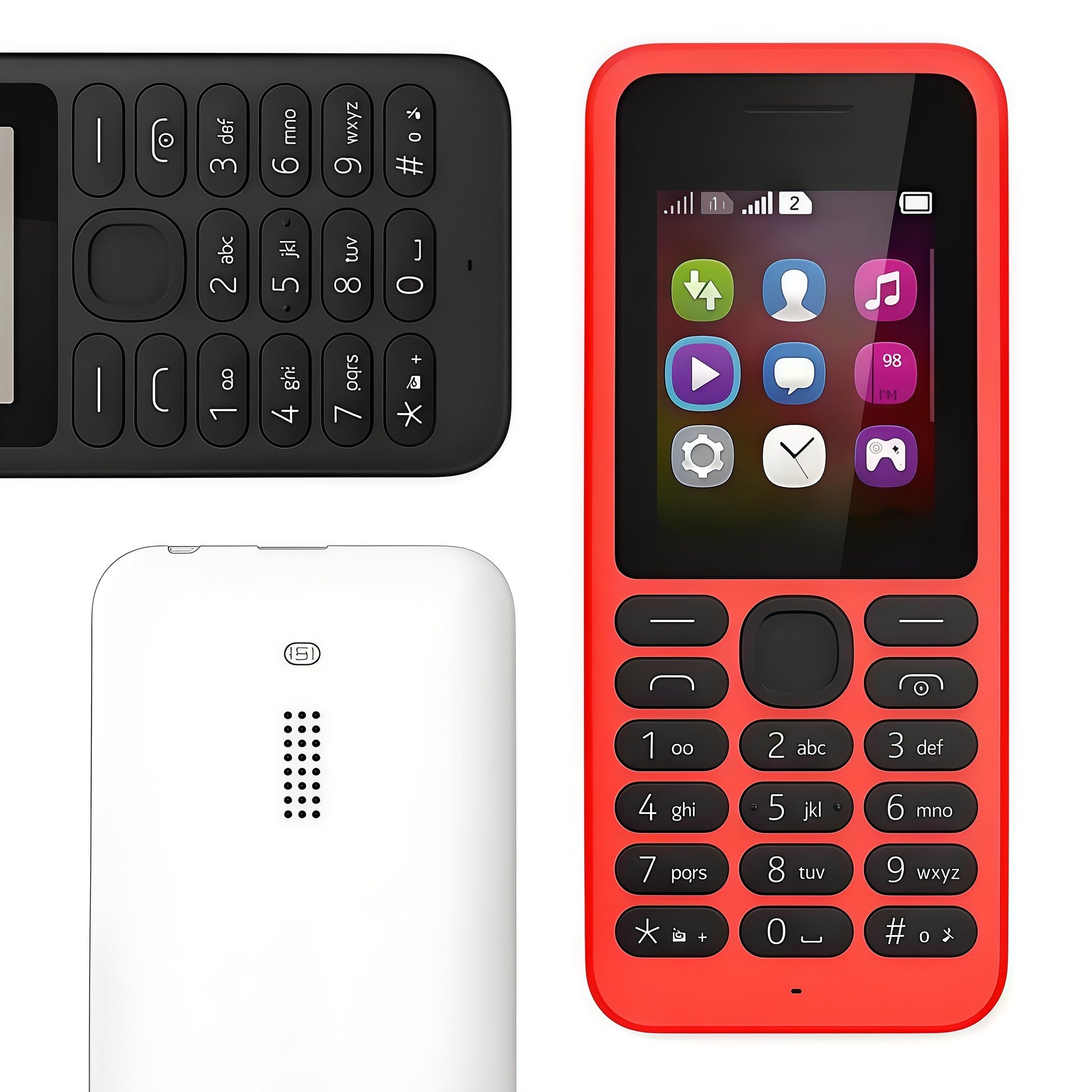 Africa Market Dual‑SIM Keypad Feature Phone, Long Standby Basic Backup Mobile Cell Phone
