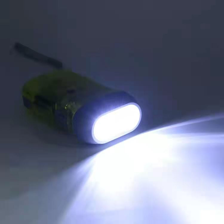 Hand‑Crank Emergency LED Flashlight, Self‑Powered No Battery Needed for Hurricane, Camping, Blackout