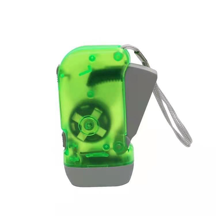 Hand‑Crank Emergency LED Flashlight, Self‑Powered No Battery Needed for Hurricane, Camping, Blackout
