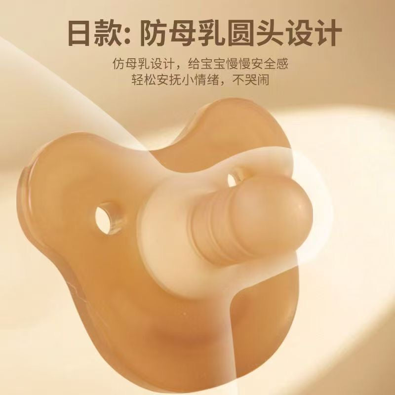 Baby Pacifier, Imitation Breast‑Like Round Nipple Soother for Newborn Infant