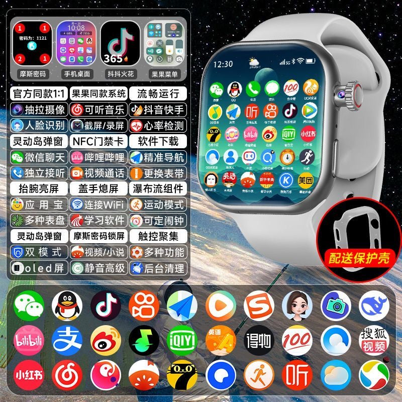 Smart Watch With Retractable Camera, Video Call Chat GPS Location Smart Wrist Watch For people
