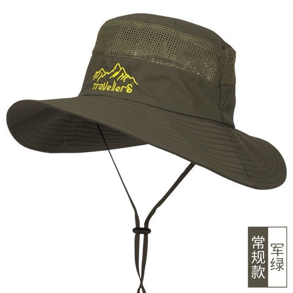 Full Face Neck Flap UV Protection Bucket Hat