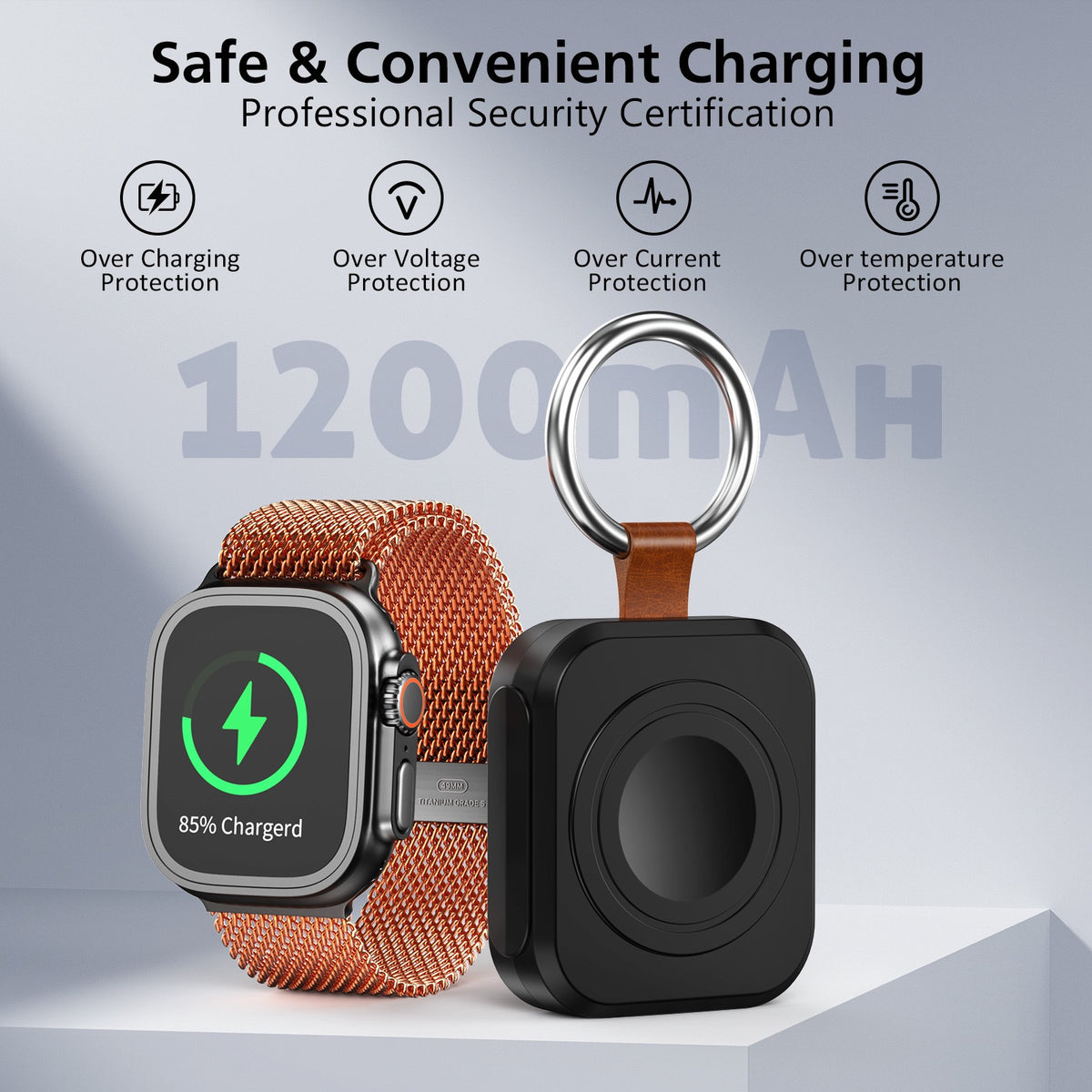 Magnetic Wireless Power Bank, Portable Fast Charging External Battery