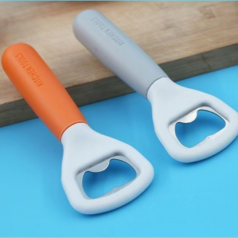 Handheld Beer Bottle Opener, Non‑Slip Handle Bottle Cap Remover for Kitchen Bar