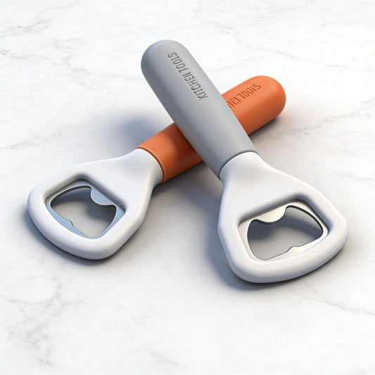 Handheld Beer Bottle Opener, Non‑Slip Handle Bottle Cap Remover for Kitchen Bar