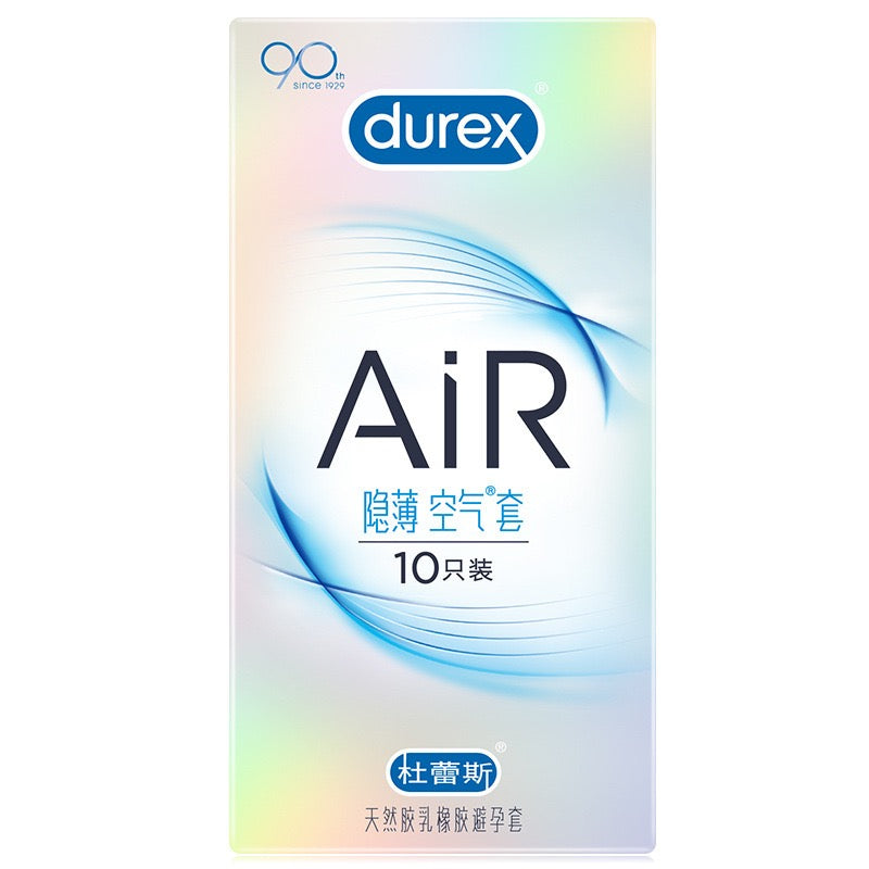 Durex AiR Ultra‑Thin Condoms, Natural Latex Condoms 10‑Pack
