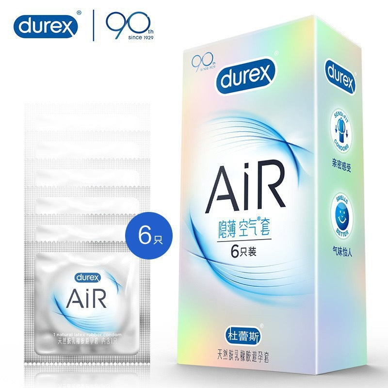 Durex AiR Ultra‑Thin Condoms, Natural Latex Condoms 10‑Pack