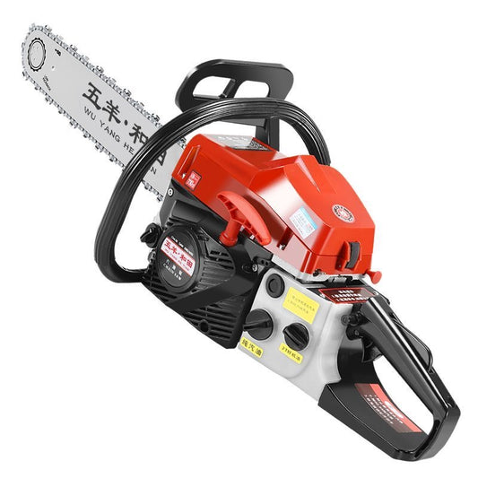 Industrial 4‑Stroke Gasoline Chainsaw, Pure Gasoline No Oil‑Mix, High‑Power Logging Saw for Tree Cutting, Farm & Garden Wood Cutting Machine